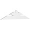 Ekena Millwork Richland Architectural Grade PVC Gable Bracket, 72"W x 15"H x 2"D x 6"F, 5/12 Pitch GBP072X15X0206RIC00 - alternate 1